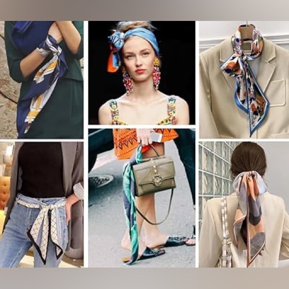 DOLCE & GABBANA 💯 SILK SCARF - Picture 14 of 14